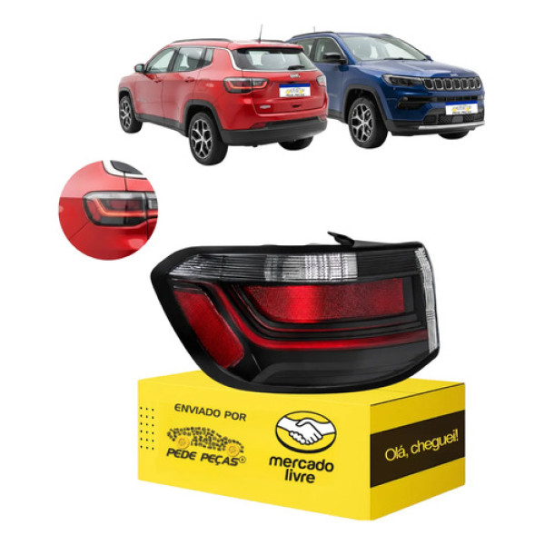 Lanterna Canto Esquerdo Compass 2022 2023 2024 25 2026 C/led Esquerdo/motorista