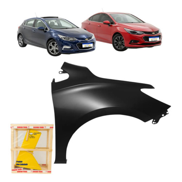 Paralama Chevrolet Cruze 2017 18 19 20 21 22 2023 Novo L.d