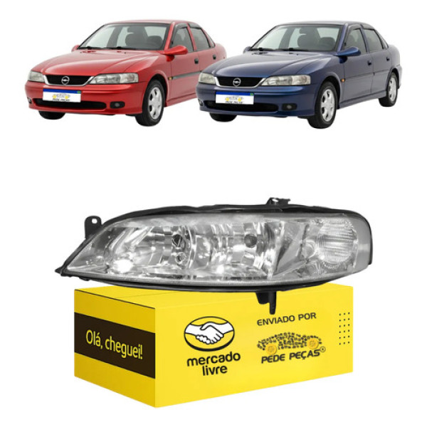 Farol Chevrolet Vectra 2000 A 2005 Gls Expression Novo Le Esquerdo/motorista