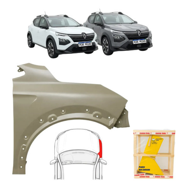 Paralama Direito Renault Kardian 2024 2025 2026