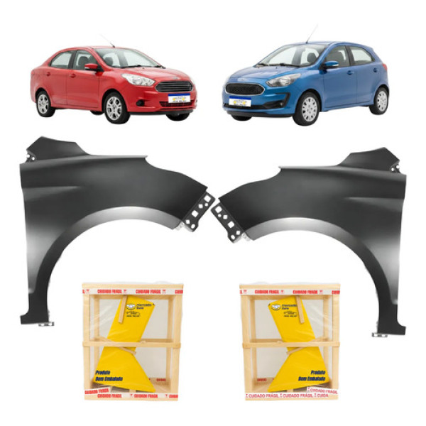 Par Paralama Ford Ka Hatch Sedan 2014 2017 2018 A 2021