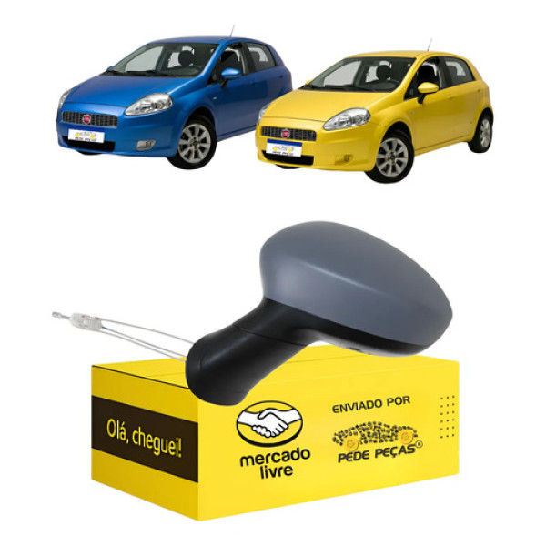 Retrovisor Fiat Punto 2008 2009 2010 A 2012 Novo Manual Le