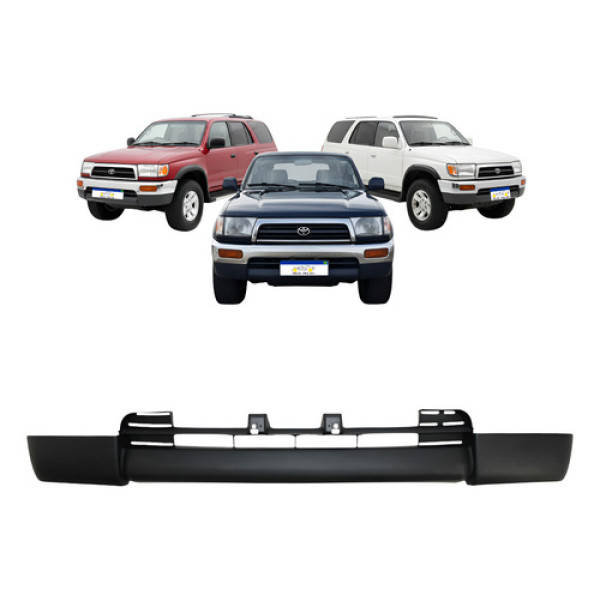 Spoiler Parachoque Dianteiro Hilux Sw4 1996 1997 Preto