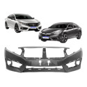 Parachoque Dianteiro Honda Civic G10 2017 2018 2019 Novo Preto