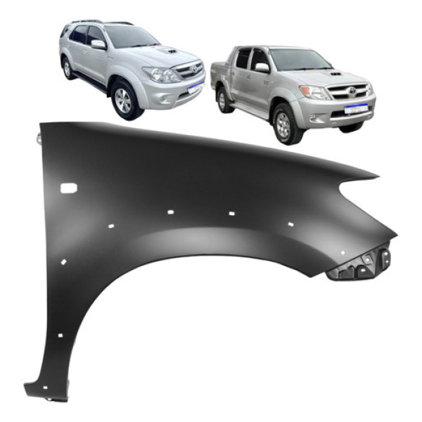 Paralama Toyota Hilux Sw4 2006 2007 2008 2009 2010 2011 L.d Direito Preto