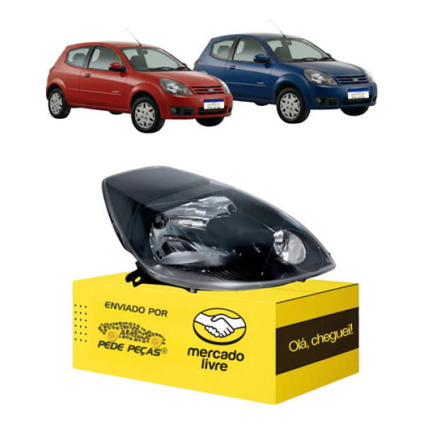 Sinaleira Ford Ka 2009 2010 2011 2012 2013 Máscara Negra L.d Direito/passageiro