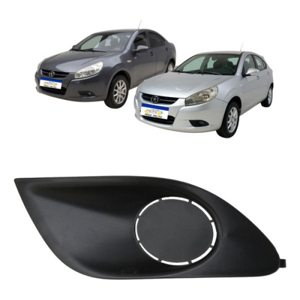 Moldura De Milha Jac J3 2010 2011 2012 2013 Sem Furo 