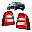 Par Lanterna Traseira Chevrolet Astra Sedan 2003 04 A 2011 Ambos Lados Vermelho/bicolor