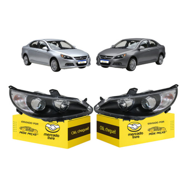 Par Farol Sinaleira Jac J5 2011 2012 2013 2014 Manual Novo Ambos Lados