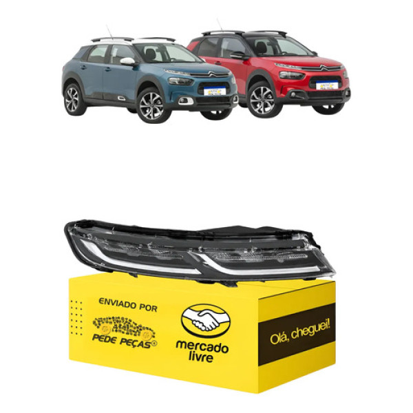 Farol C4 Cactus 2019 2020 2021 2022 23 2024 Drl Superior L.d Direito/passageiro