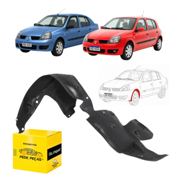 Parabarro Dianteiro Clio 2003 04 05 06 07 08 09 10 11 12 Le