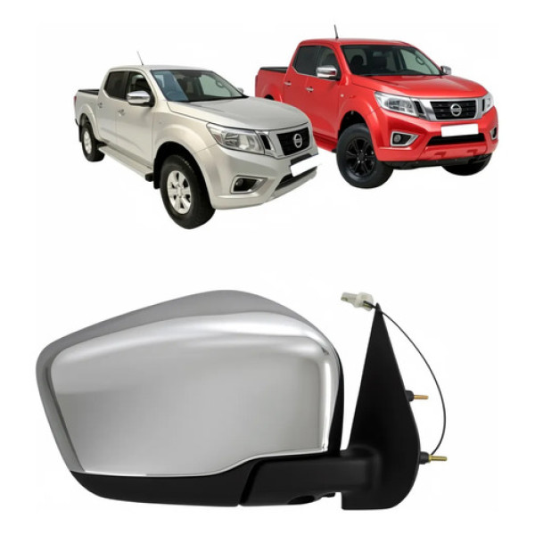 Retrovisor Cromado Nissan Frontier 2017 A 2022 S/pisca