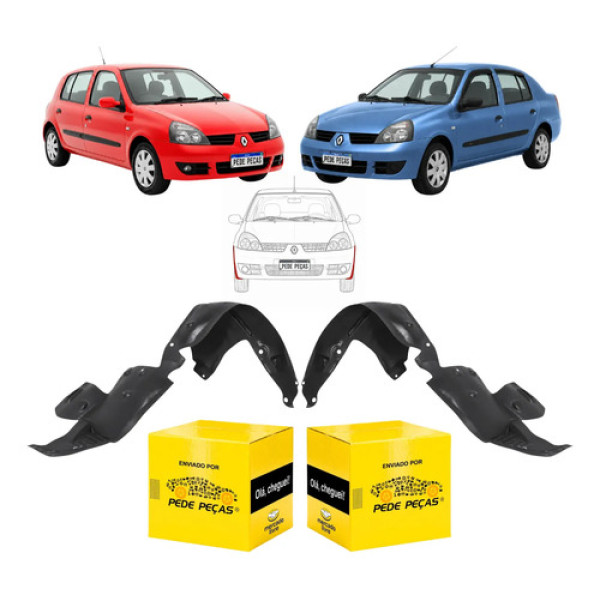 Par Parabarro Lameiro Clio 2003 04 05 06 07 08 09 10 11 2012