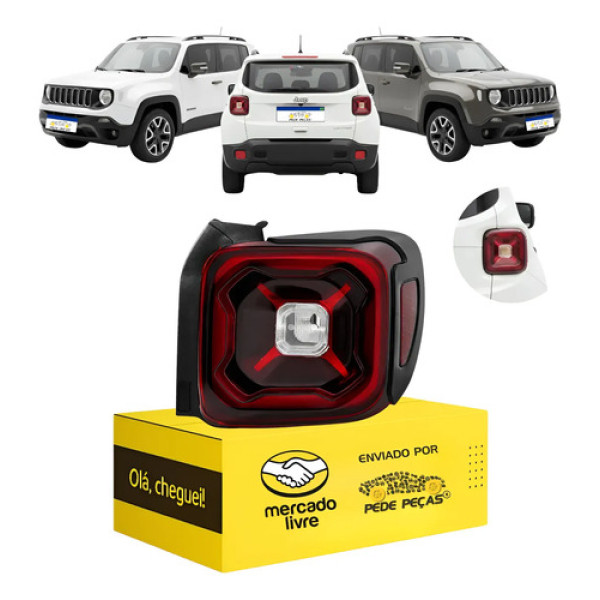 Lanterna Direita Jeep Renegade 2020 2021 C/led Direito/passageiro