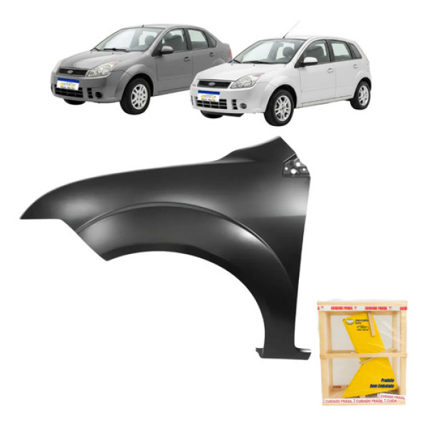 Paralama Ford Fiesta 2007 2008 2009 2010 Novo L.e