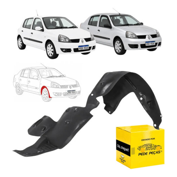 Parabarro Dianteiro Clio 2003 04 05 06 07 08 09 10 11 12 Ld