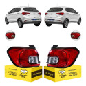 Par Lanterna Sinaleira Fiat Argo Canto 2018 A 2026 Cristal Ambos Lados Cristal