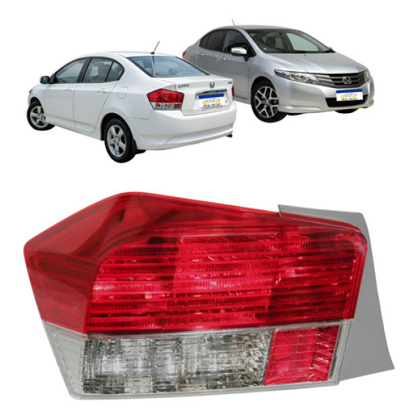 Lanterna Traseira Honda City 2009 2010 A 2012 Esquerdo Novo Esquerdo Vermelho