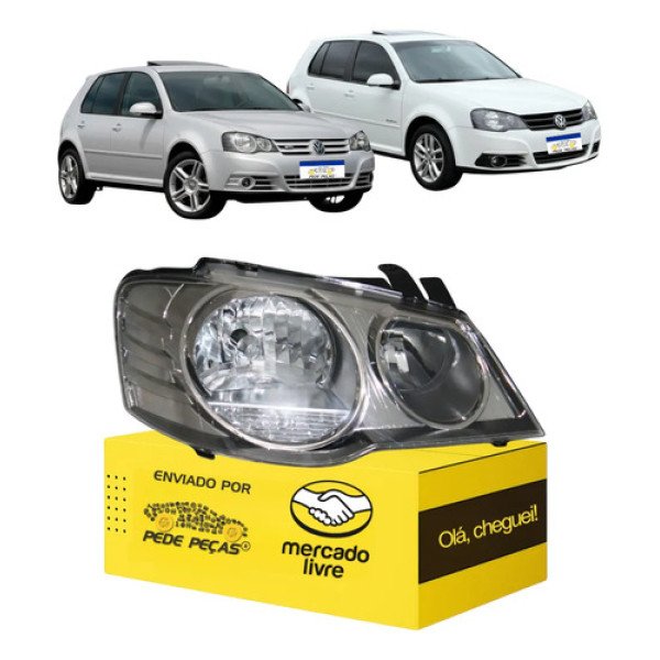 Sinaleira Direita Vw Golf 2008 09 10 11 12 2013 Cromomix Direito/passageiro