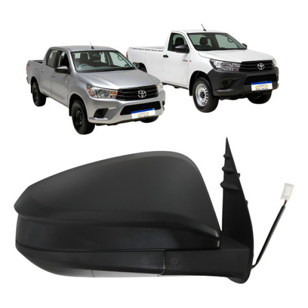 Retrovisor Elétrico Direito Toyota Hilux 2016 A 2025 S/pisca Direito