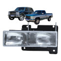 Farol Gm Silverado Superior 1993 94 95 96 97 98 99 A 2001 Le Esquerdo/motorista
