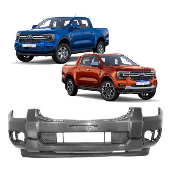 Parachoque Dianteiro Ford Ranger Xl Xlt Xls 2022 2023 2024 Preto