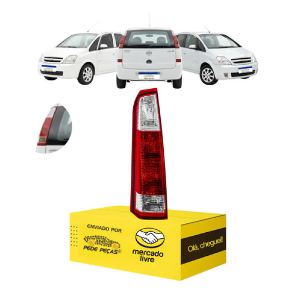 Lanterna Sinaleira Gm Meriva 2002 2003 2004 2005 A 2008 Le Esquerdo/motorista Cristal