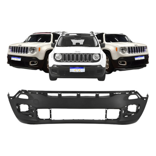 Parachoque Jeep Renegade Longitude 2015 2016 2017 2018 Preto