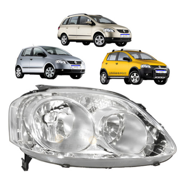 Farol Fox Spacefox Crossfox 2003 2004 2005 2006 07 08 09 Ld Direito
