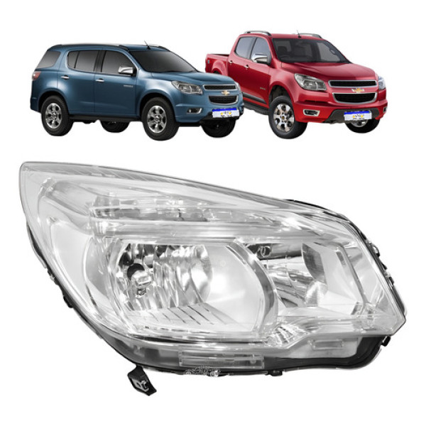 Farol Chevrolet S10 Trailblazer Lt Ls 2012 A 2016 Novo Ld Direito/passageiro
