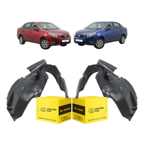 Par Parabarro Dianteiro Fiat Grand Siena 2012 A 2021