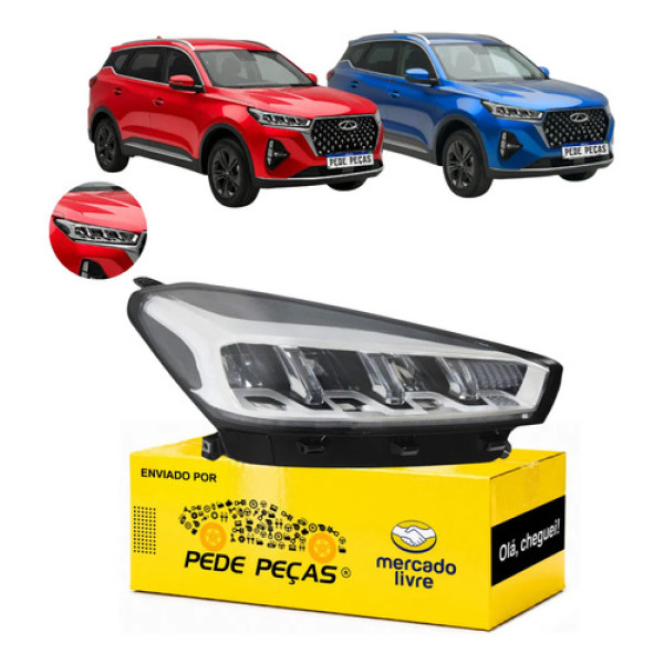 Sinaleira Farol Chery Tiggo 7 2023 2024 2025 A 2026 Sport Ld Direito/passageiro