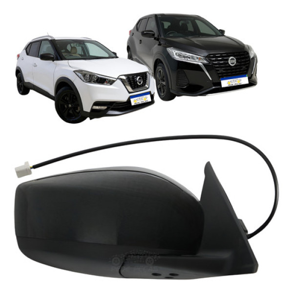 Retrovisor Direito Nissan Kicks 2017 A 2024 Elétrico S/pisca Direito