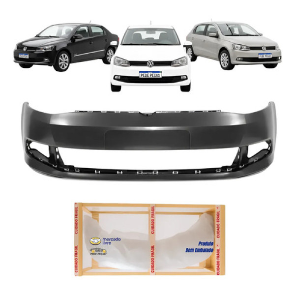 Parachoque Dianteiro Gol Voyage G6 2013 2014 2015 A 2016 Preto