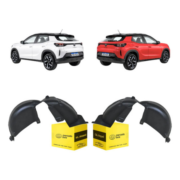 Par Parabarro Protetor Paralama Traseiro Vw Tera 2025 26 27