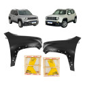 Par Paralama Jeep Renegade 2015 2016 2018 2020 A 2026 Novo