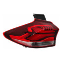 Jogo Completo Sinaleira Traseira Tracker 2020 A 2025 C/led Ambos Lados Vermelho Cristal