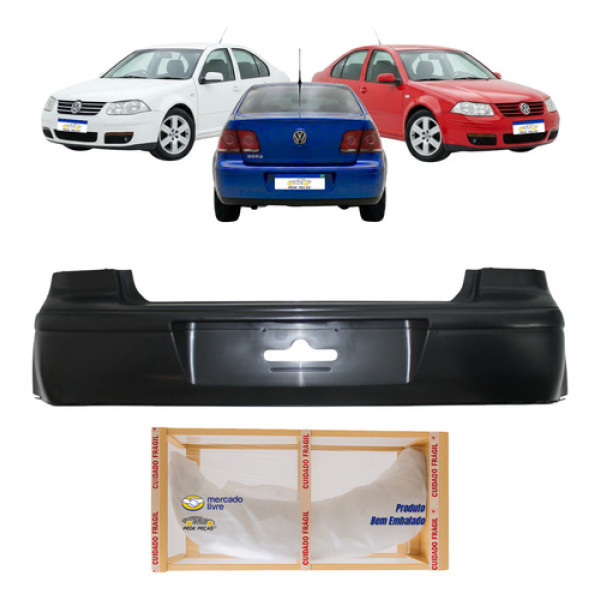 Parachoque Traseiro Vw Bora 2007 2008 2009 2010 2011