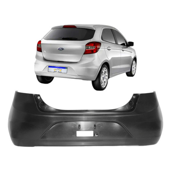Parachoque Traseiro Ford Ka 2015 2016 2017 2018 Hatch Novo