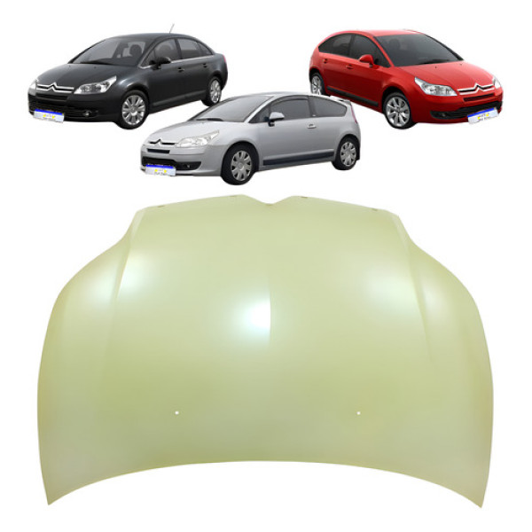Capo Citroen C4 Hatch 2006 2007 2008 A 2013 Cinza Dianteiro