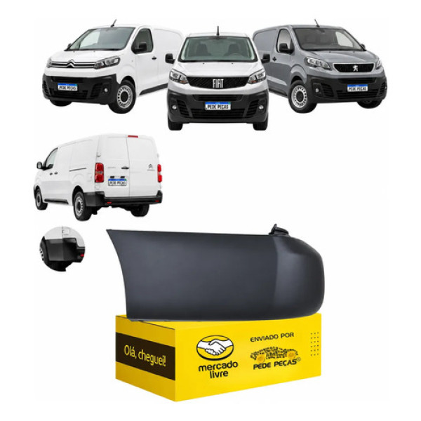 Ponteira Traseira Jumpy Expert Scudo 2018 19 20 21 A 2026 Le