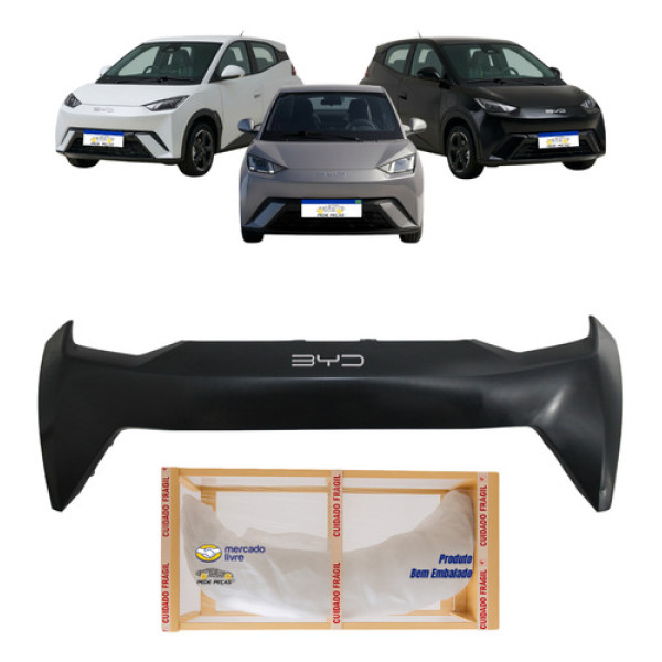 Parachoque Byd Dolphin Mini 2024 2025 2026 Novo Preto