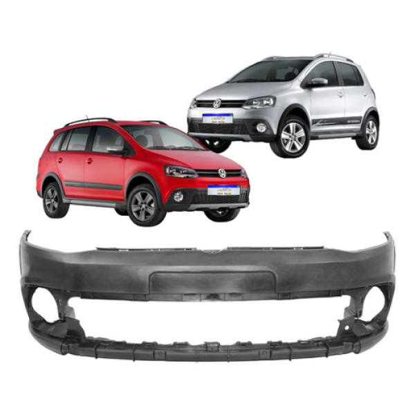 Parachoque Vw Crossfox Spacecross 2011 2012 2013 2014 Novo Preto