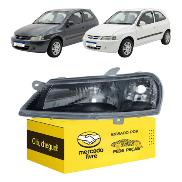 Sinaleira Gm Celta 2000 01 02 03 04 05 2006 Máscara Negra Le Esquerdo/motorista