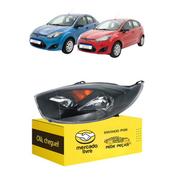 Farol Sinaleira Ford Fiesta Rocam 2011 2012 2013 2014 Le Esquerdo/motorista