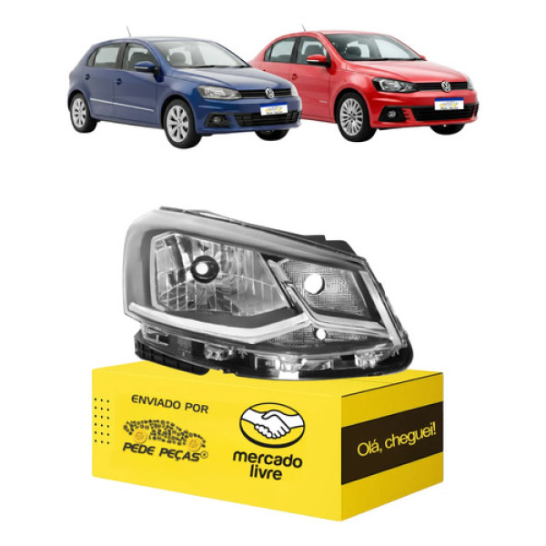 Farol Sinaleira Volkswagen Gol Voyage G7 2017 2018 Ld Direito/passageiro