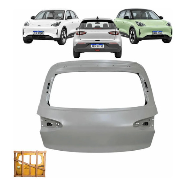 Tampa Traseira Geely Ex2 Max Pro 2025 A 2027 Cinza