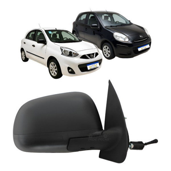 Retrovisor Direito Nissan March 2012 2013 A 2020 C/controle  Direito