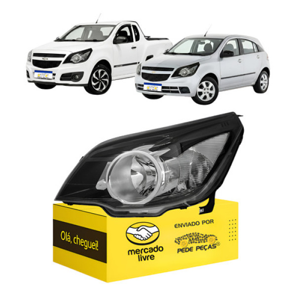Farol Gm Agile Montana 2009 2010 2011 2012 A 2020 Novo L.e Esquerdo