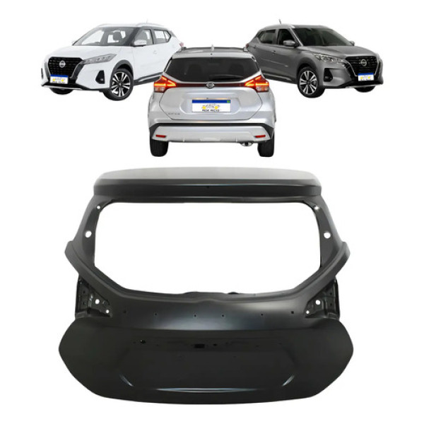 Tampa Traseira Kicks 2022 A 2025 Advance Exclusiva Sense Preto